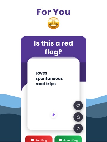 Red Flag: Couple Questions iPad screenshot