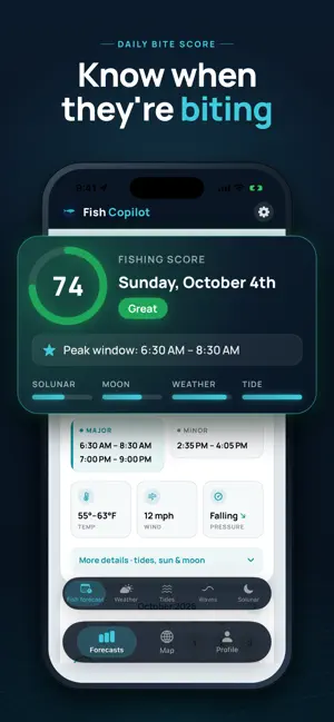 Fish Copilot: Fishing Forecast screenshot 2
