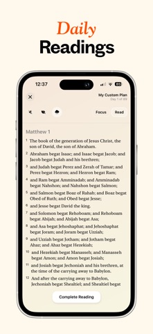 Shalom: Bible Reading Plan Screenshot 7 of 8