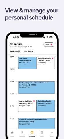Trimble Events screenshot
