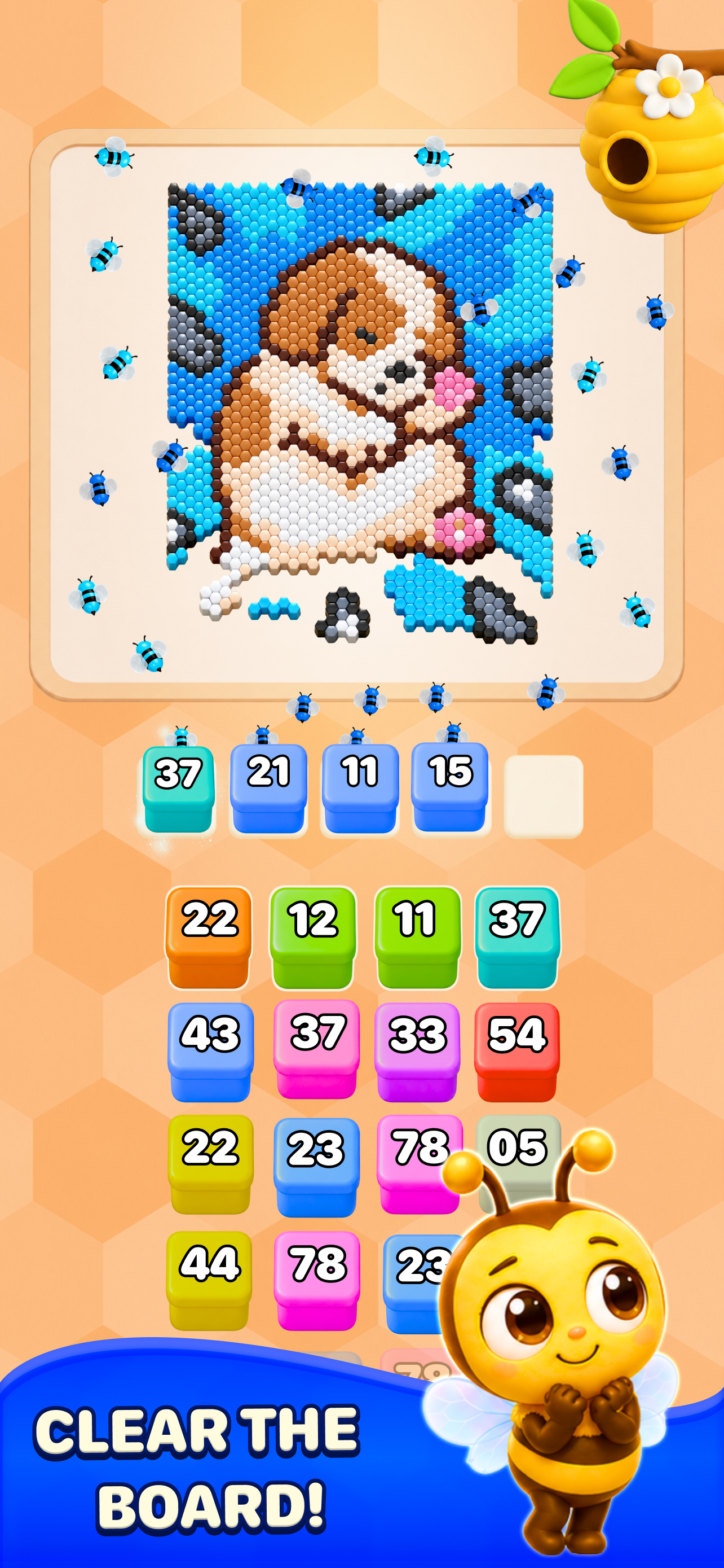 Bee Flow! Pixel Puzzle screenshot 3