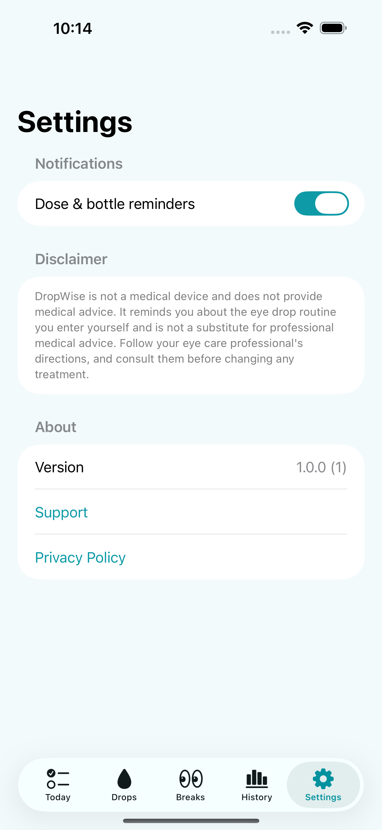 DropWise: Eye Drop Reminder screenshot 9