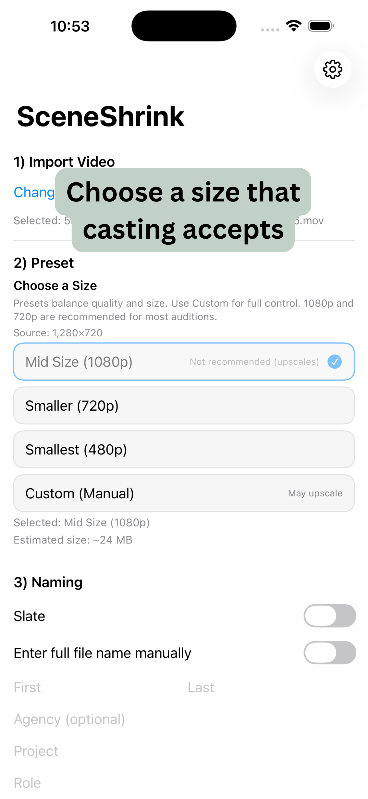SceneShrink screenshot 3