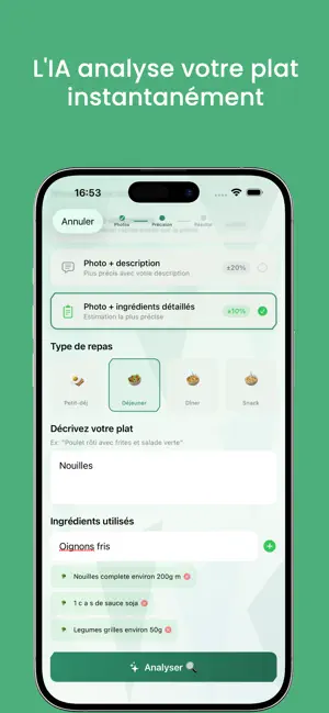 CalorIA screenshot 2