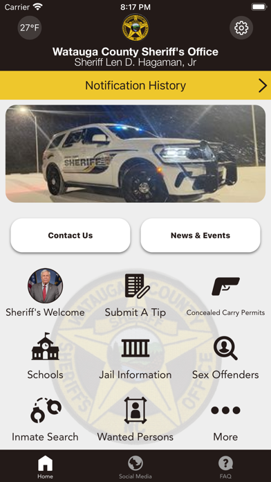 Watauga County Sheriff Office iPhone screenshot 2 - Reference app