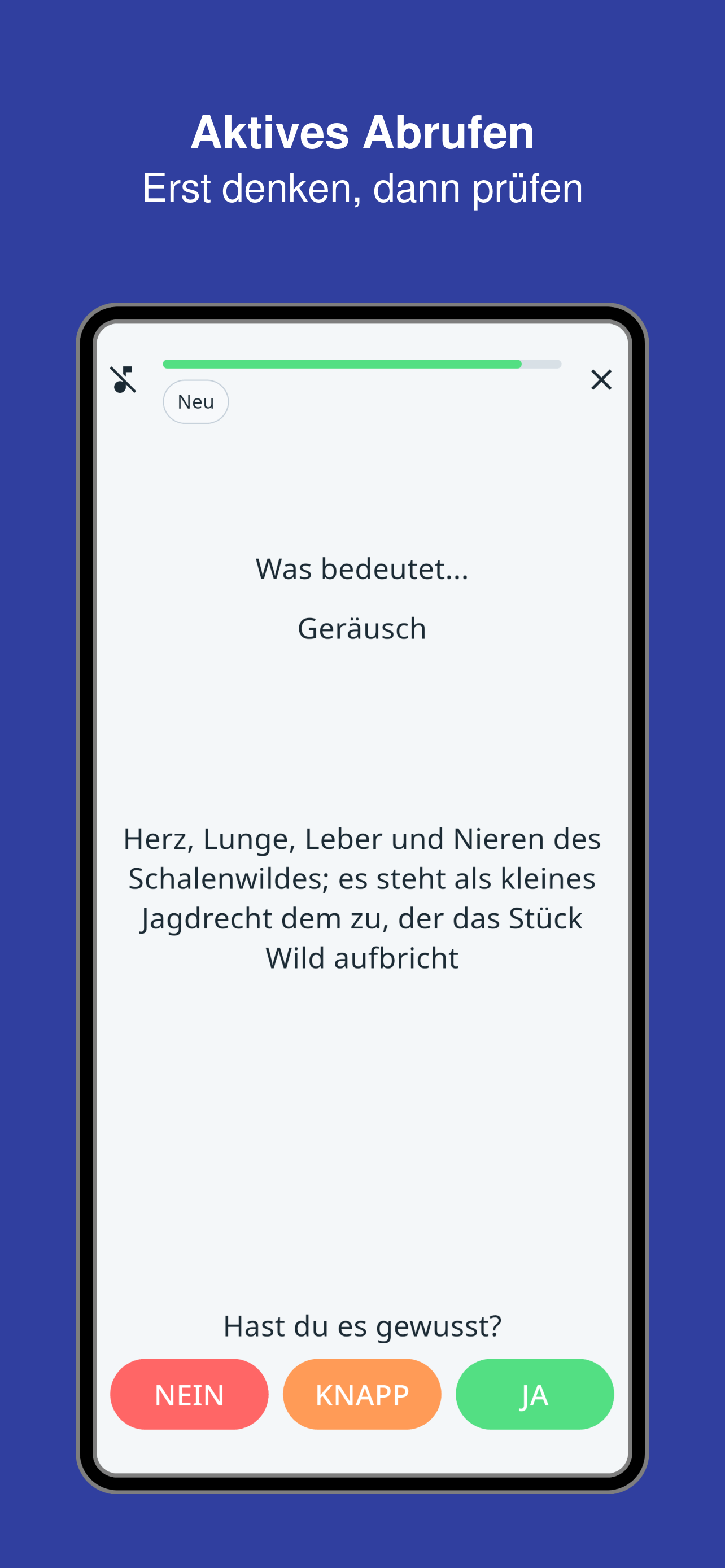 Jägersprache Trainer screenshot 3