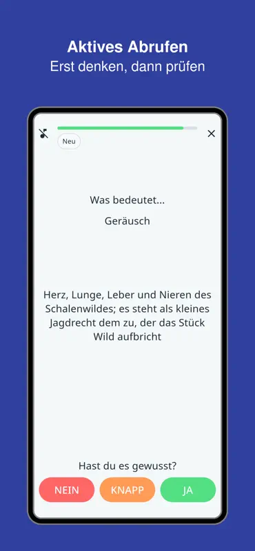 Jägersprache Trainer screenshot 3 of 7