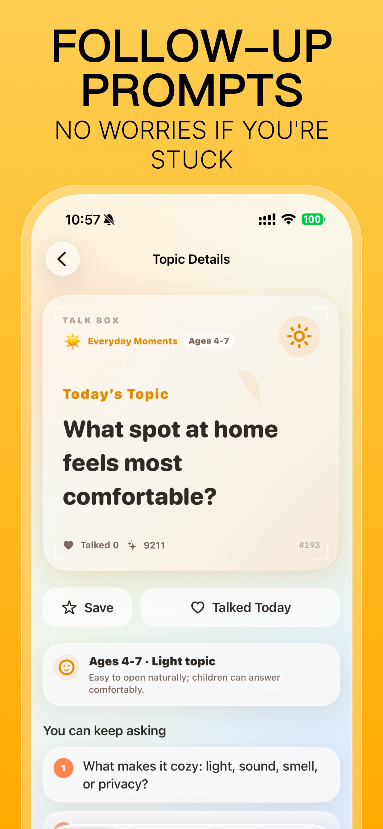 Bondly Talk - Daily topics screenshot 4