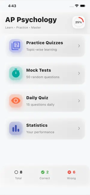 AP Psychology Practice screenshot 1