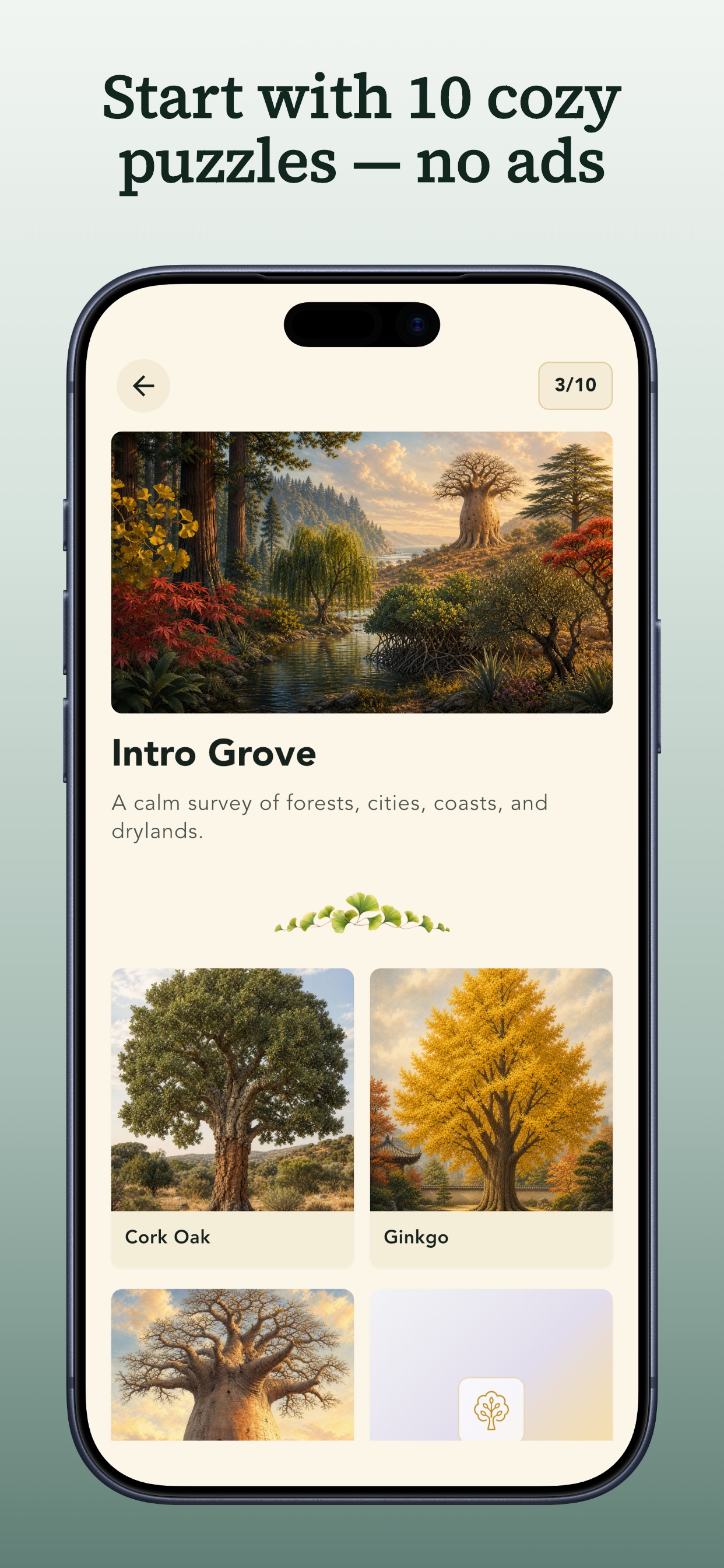 Grove: Botanical Art Puzzles screenshot 6