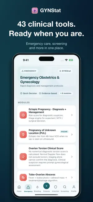 GYNStat: OB/GYN Calculators screenshot 3