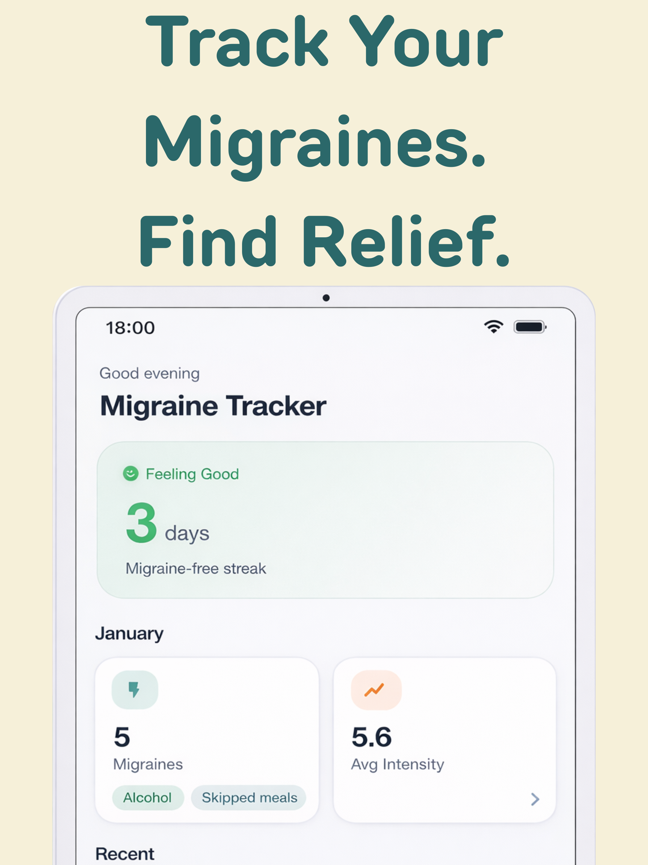 Migraine Tracker: Relief screenshot 12