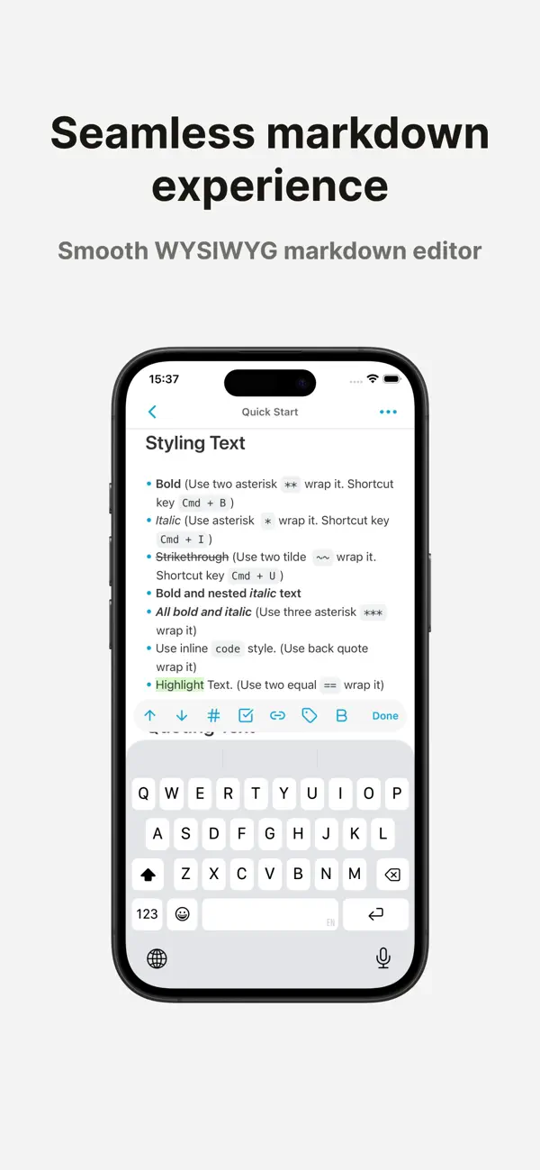 #1. Simark - Markdown Notebook (iOS) Podle: 冠为 周