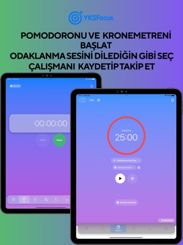 YKSFocus Deneme,Soru Takibi iPad screenshot