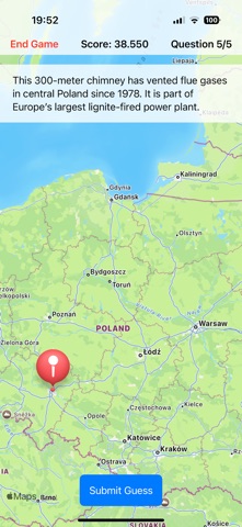 MapsterMind! iPhone screenshot