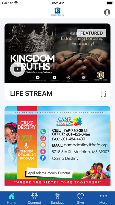 Freedom Rock Christian Church Screenshot
