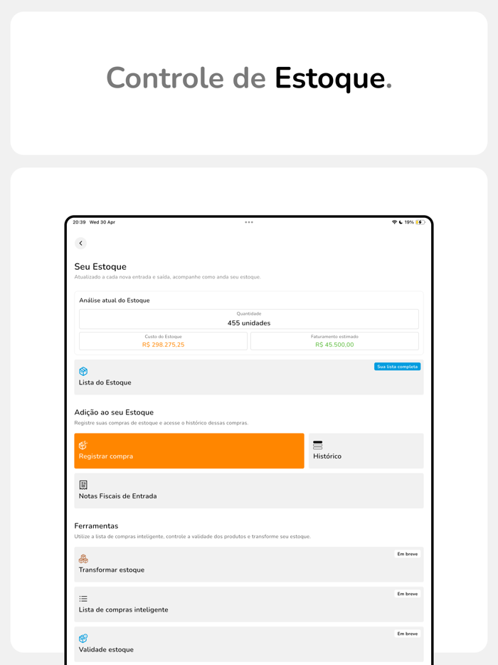 Lysa Estoque, Notas, PDV e