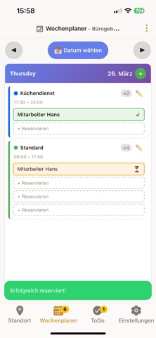 PlanHub - Tagesmanager Screenshot 1 of 3