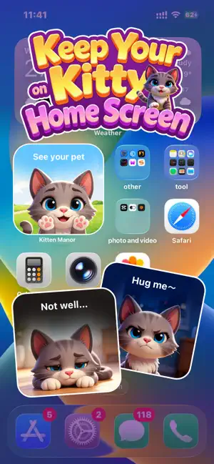 Cat Block Puzzle: Pet Care screenshot 4