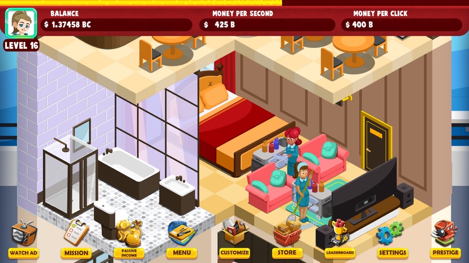 #6. Hotel Tycoon Empire: Idle Game (iOS) Με: Romit Dodhia