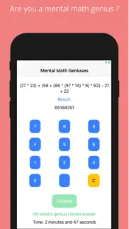 mental math geniuses iphone screenshot 2