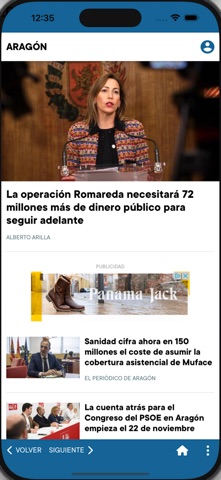 el Periodico de Aragón screenshot