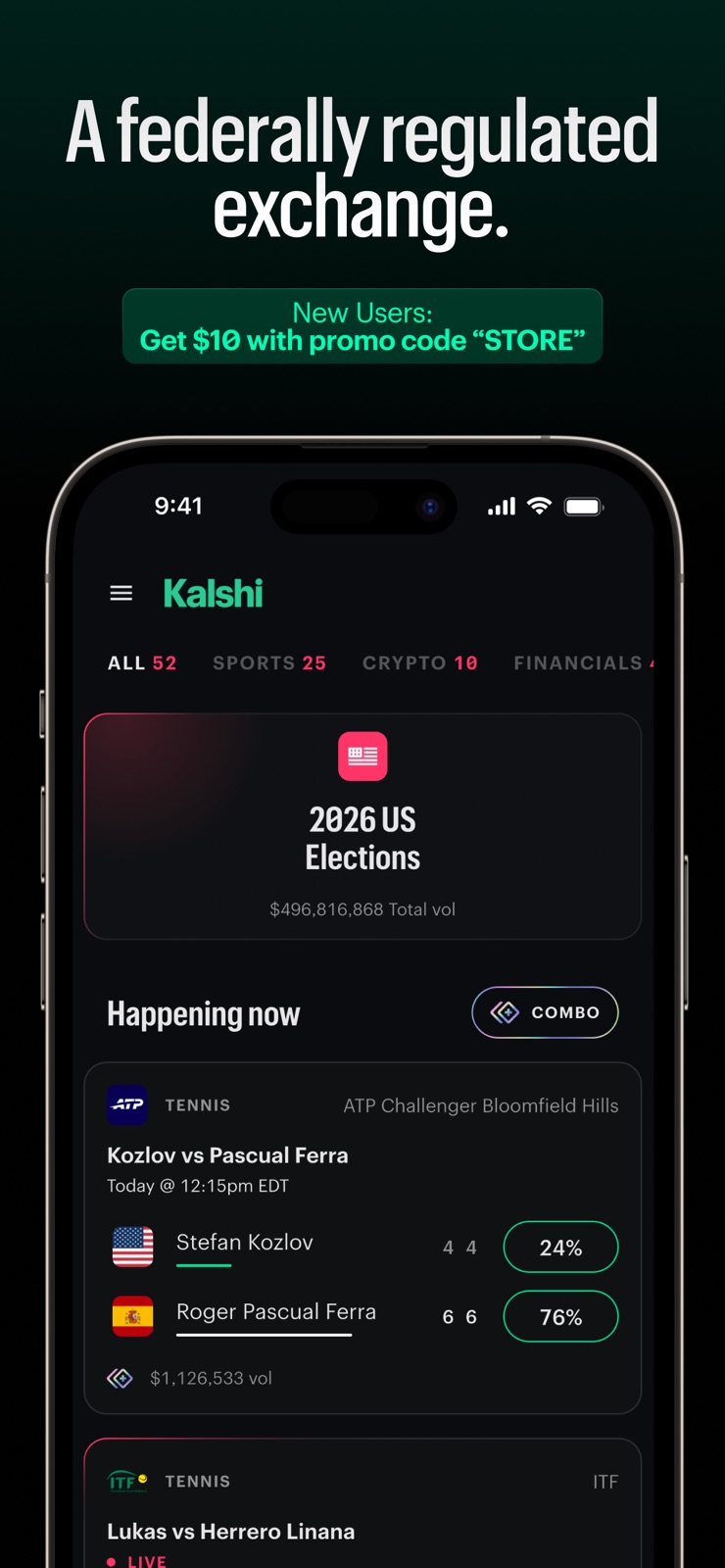 Kalshi: Trade Football & more iphone screenshot 4