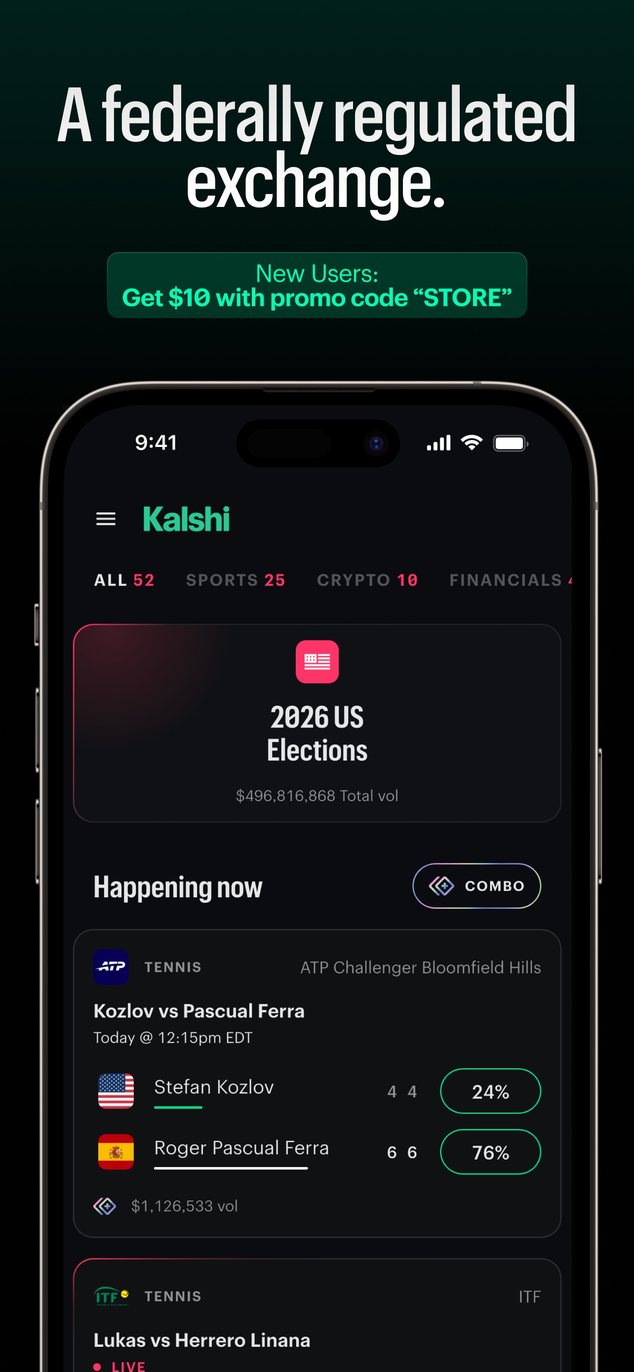 Kalshi: Trade Events & Sports screenshot 2