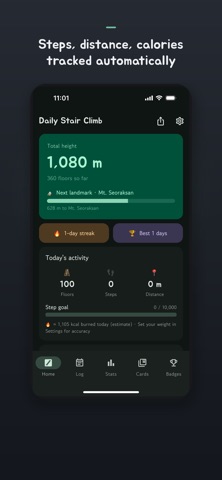 Climb: Stair Step Counter Screenshot 1 of 10