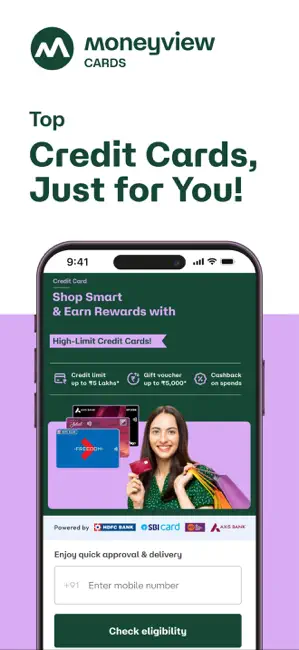 Moneyview: Loans, Credit Cards iPhone screenshot 4