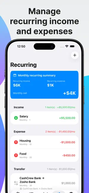 CashCrew - Future Cash Flow screenshot 3