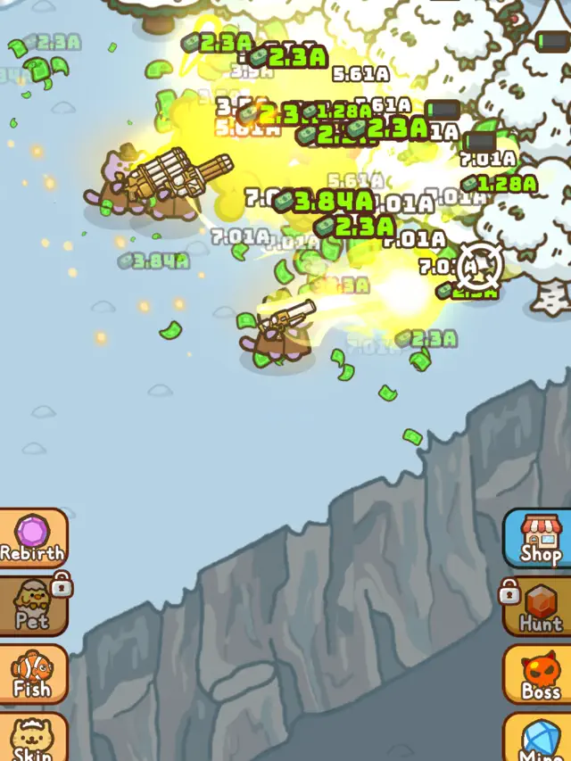 Idle Cat Gunner: Shooter RPG screenshot 15