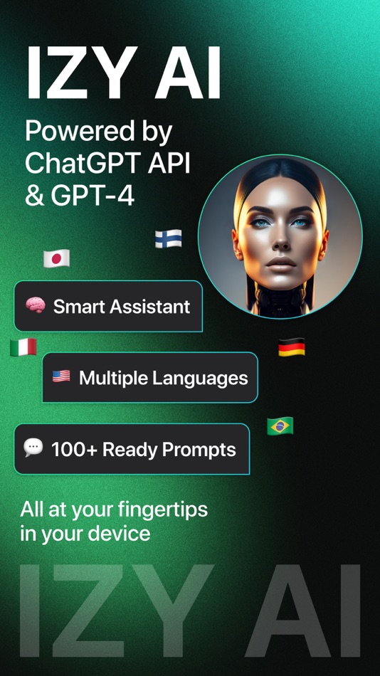#1. AI Chat Bot Assistant - izi (iOS) 由: ASAP Visuals, Inc.