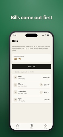 Paycheck Budgeting Screenshot 2 of 3