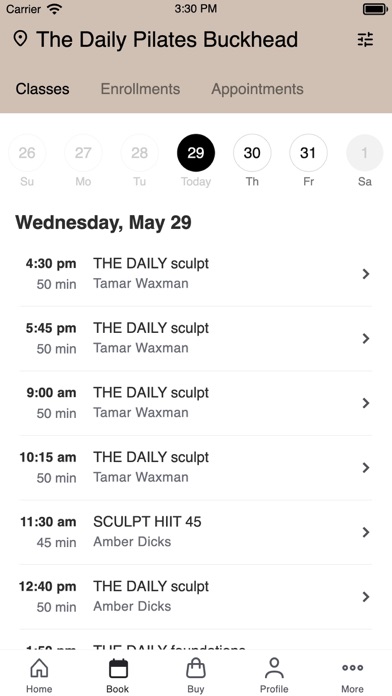 The Daily Pilates Screenshot