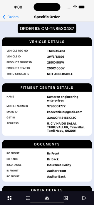 Tedi HSRP Admin App Screenshot 4 of 5