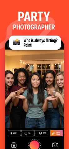 SnapFlow: Party Timer Camera iPhone screenshot