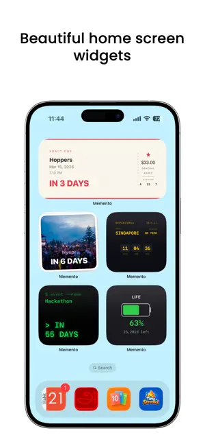Memento: Days Countdown Widget screenshot 3