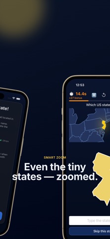 Guess the US State iPhone screenshot