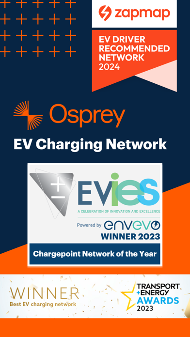 Osprey: EV Charging Screenshot