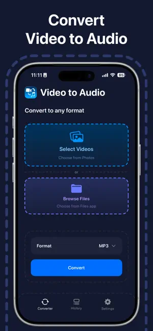 Convert Video to Audio: V2A screenshot 2