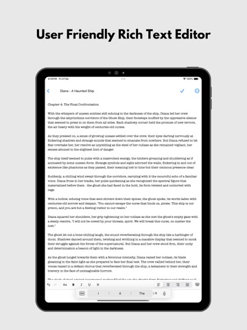 AI Book Writer - Book Writing iPad screenshot