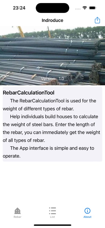 RebarCalculationTool 
                        2024年10月15日02点已下架