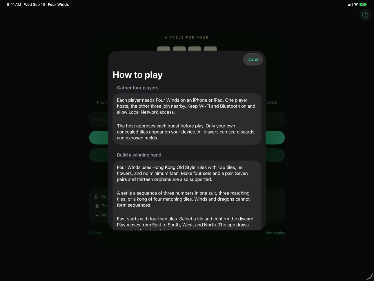 Screenshot 7 of Four Winds: Hong Kong Mahjong