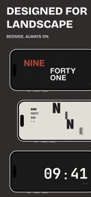 Brutal Time: Typographic Clock screenshot