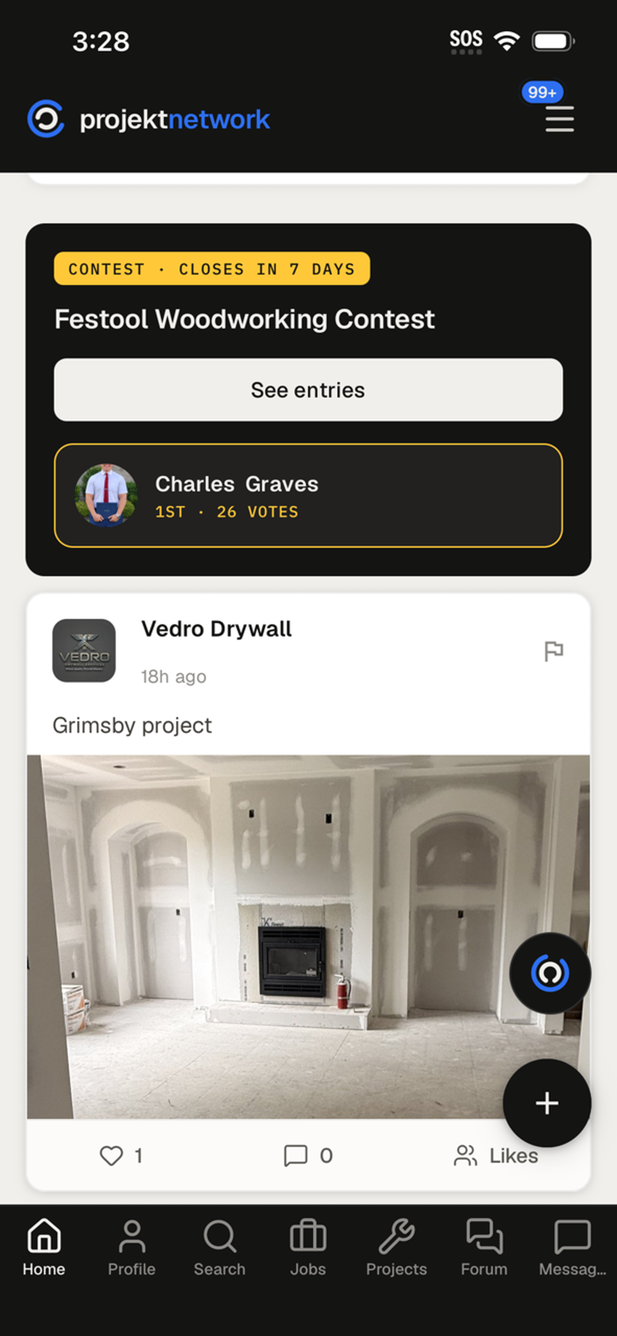 Projekt Network screenshot 2