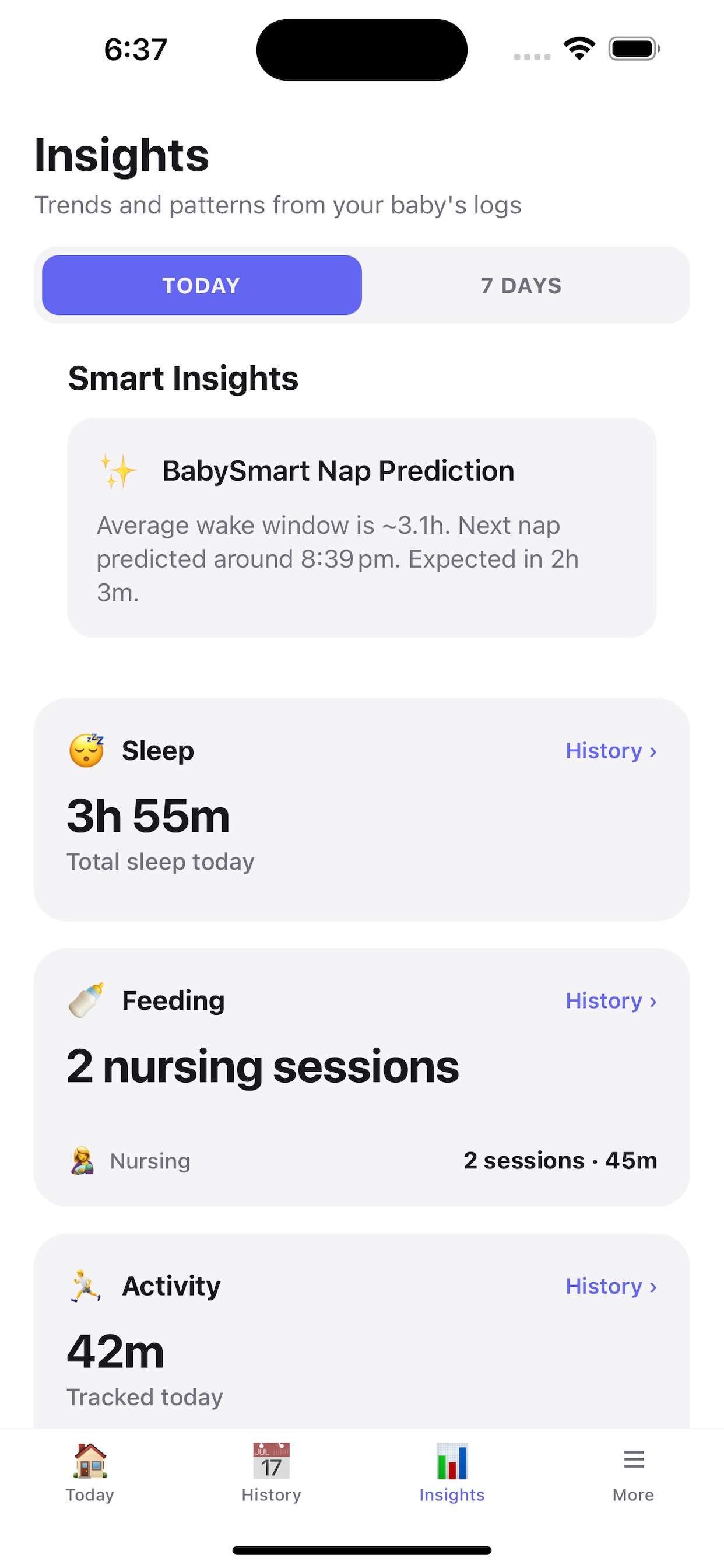 Screenshot 4 of Tiny Trails - Baby Tracker
