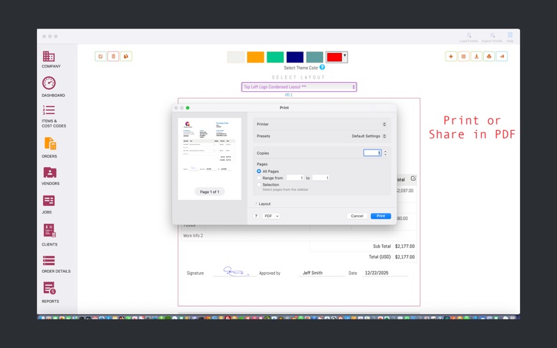 Purchase Order Maker Screenshot 6 of 7