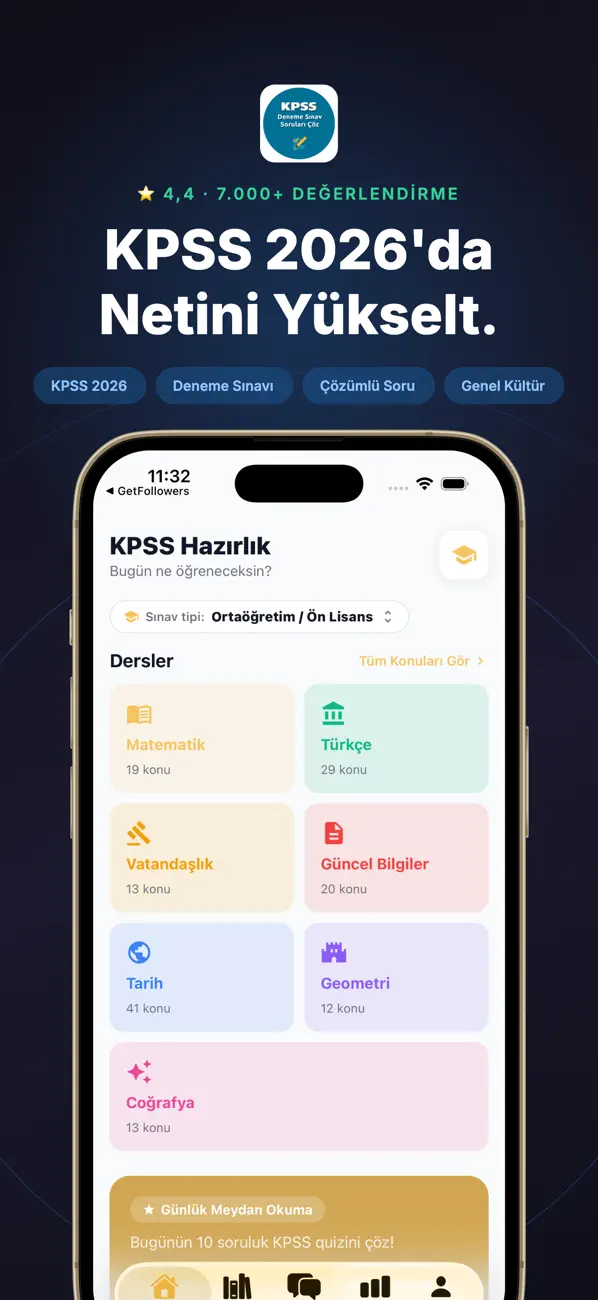 Screenshot #1 pour KPSS 2026 Deneme Sınavı & Soru