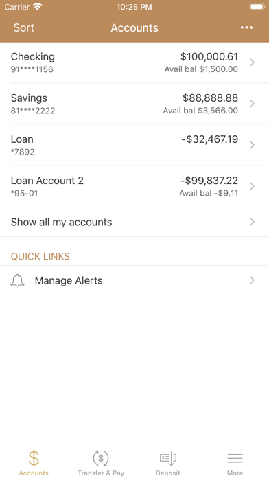 American Heritage Bank Mobile Screenshot